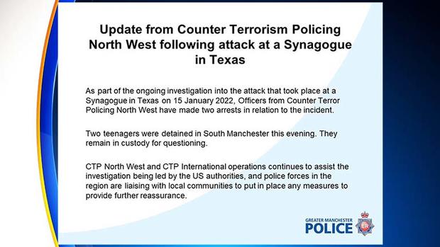 Greater Manchester Police Statement 
