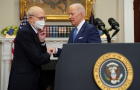 U.S. President Joe Biden and Supreme Court Justice Stephen Breyer 