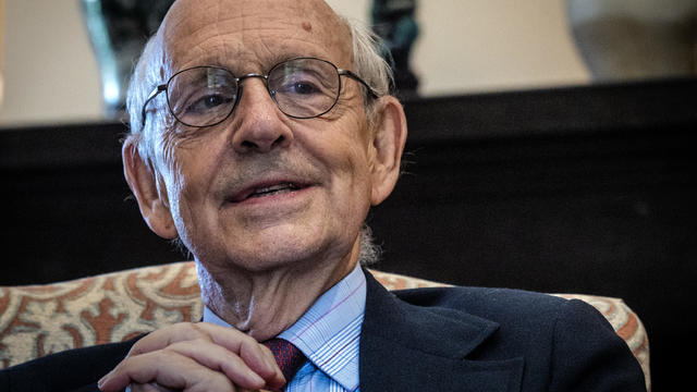 Supreme Court Justice Stephen Breyer during our interview in his office on August 27 in Washington, DC. 