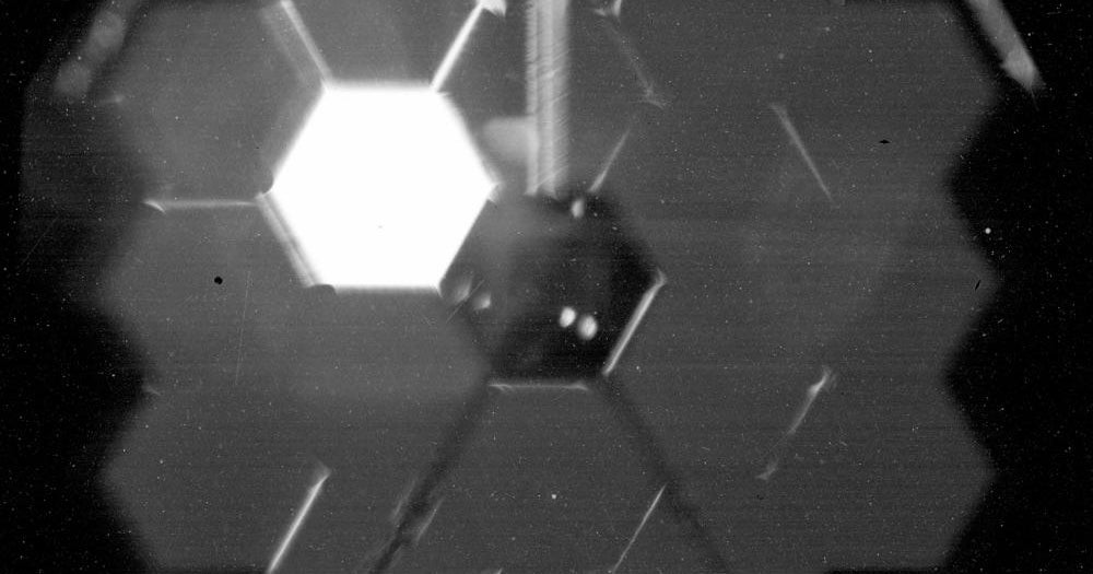 NASA shares first "selfie" photograph taken by James Webb Space Telescope