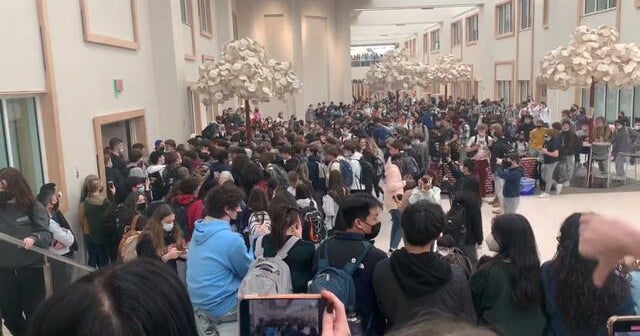 Pennsylvania students hold walkout against school mask mandates