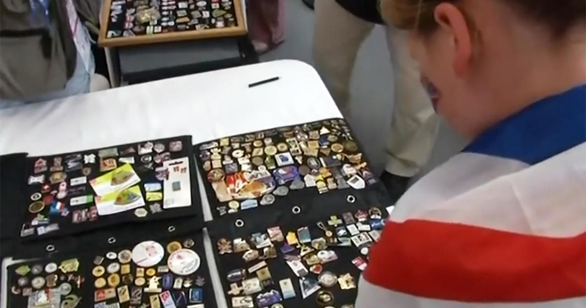 The sport of Olympic pin trading