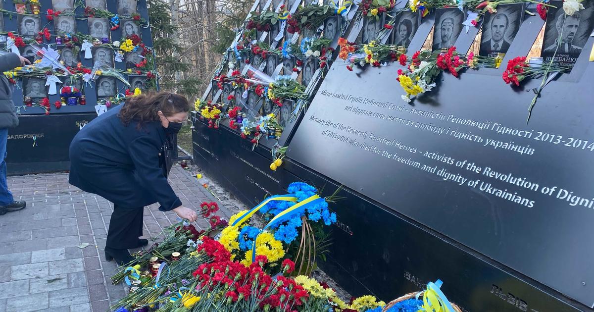 Eight years after pro-democracy protesters were killed in Kyiv, Ukraine faces greater Russian threat