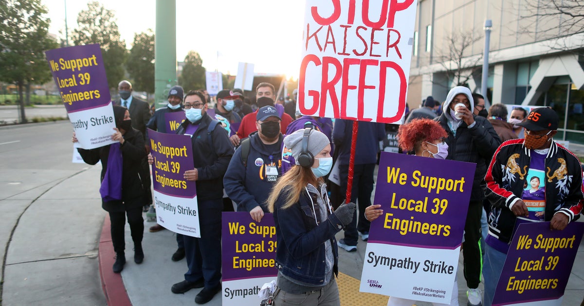 Nearly half of the 140,000 who went on strike in 2021 work in health care