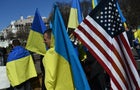 Demonstrators Protest Russian Invasion Of Ukraine Outside United Nations 