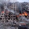 Apartment building shelled in Kyiv as talks slated on more civilian corridors