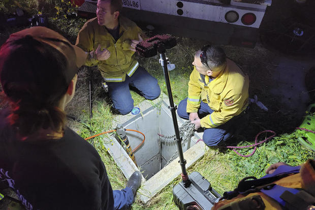 Storm Drain Man Rescued 