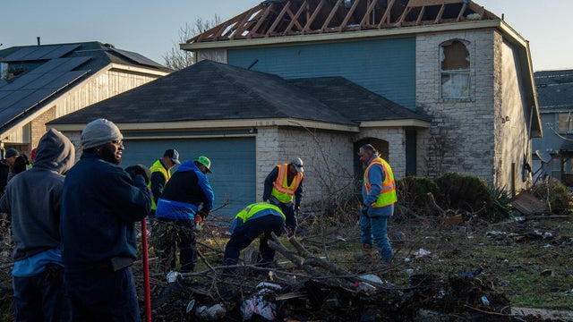 Series Of Tornadoes Touch Down In Texas
