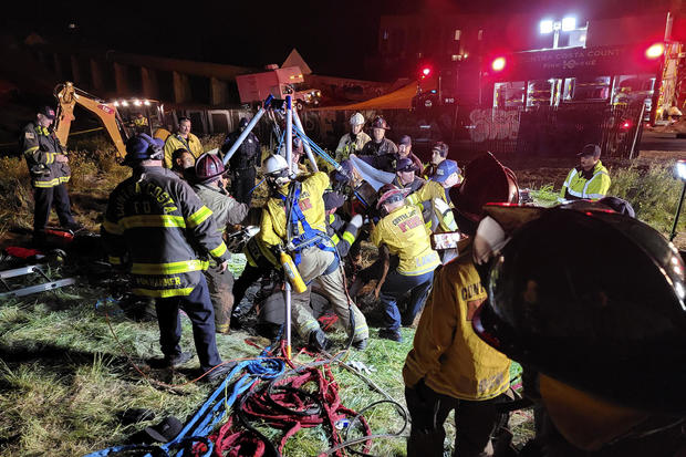 Storm Drain Man Rescued 