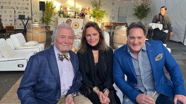 Liam with Chef Jacques Pepin &amp; movie star Jacqueline Bisset at Sonoma International Film Festival 