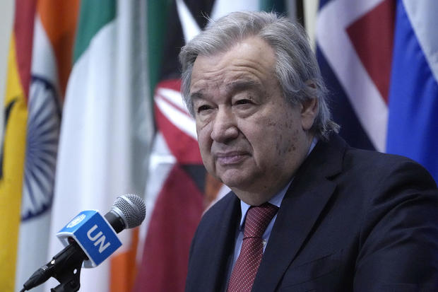 United Nations Secretary-General Antonio Guterres 