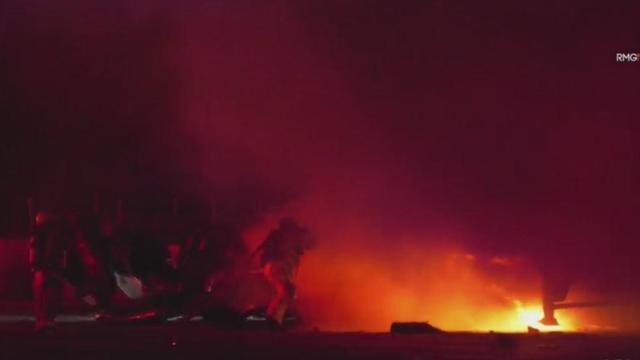One killed in fiery big-rig wreck on 91 Freeway in Yorba Linda 