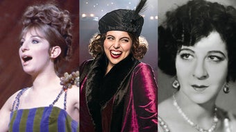 Barbra Streisand, Beanie Feldstein, and the original "Funny Girl," Fanny Brice 