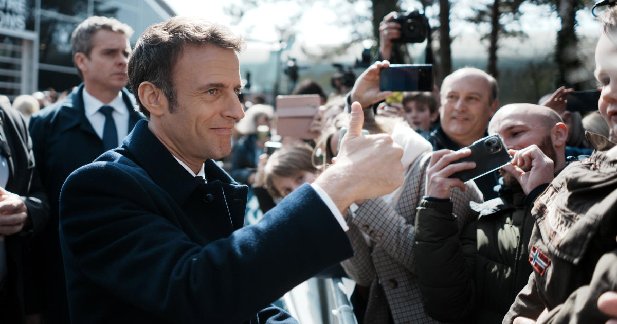 French voters go to the polls in 1st round of presidential election as Macron seeks second term