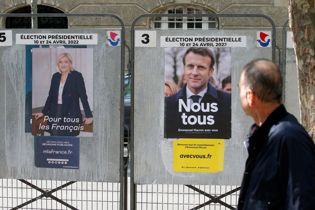 French 2022 Presidential Electoral Campaign Posters 