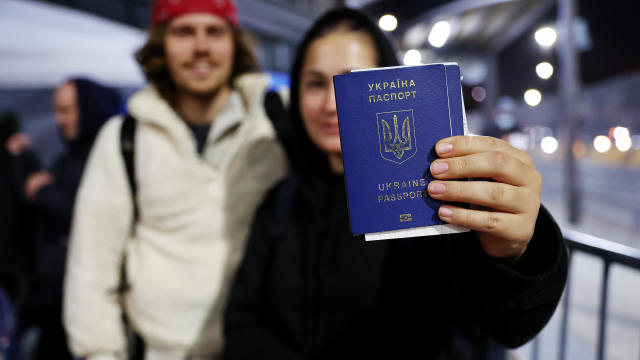 Ukrainians Gather At Border In Mexico With Hopes Of Entering United States 
