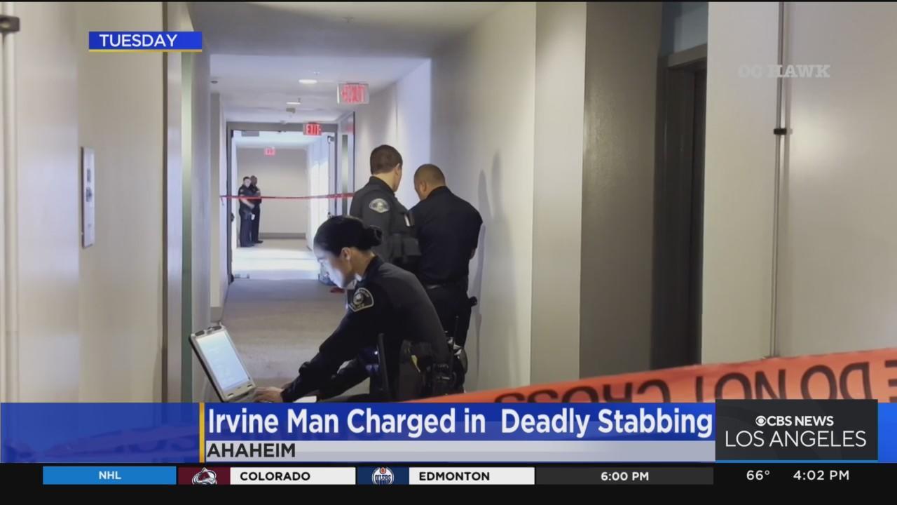 Irvine man charged with death penalty-eligible special circumstances in stabbing murders of 2 men in Anaheim - CBS Los Angeles