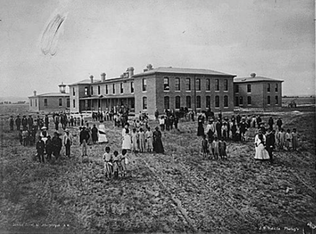 Albuquerque Indian School in 1885 