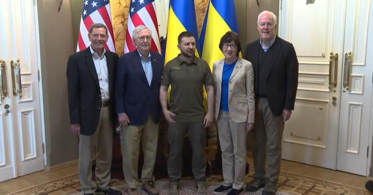 McConnell and GOP senators visit Zelenskyy in Ukraine