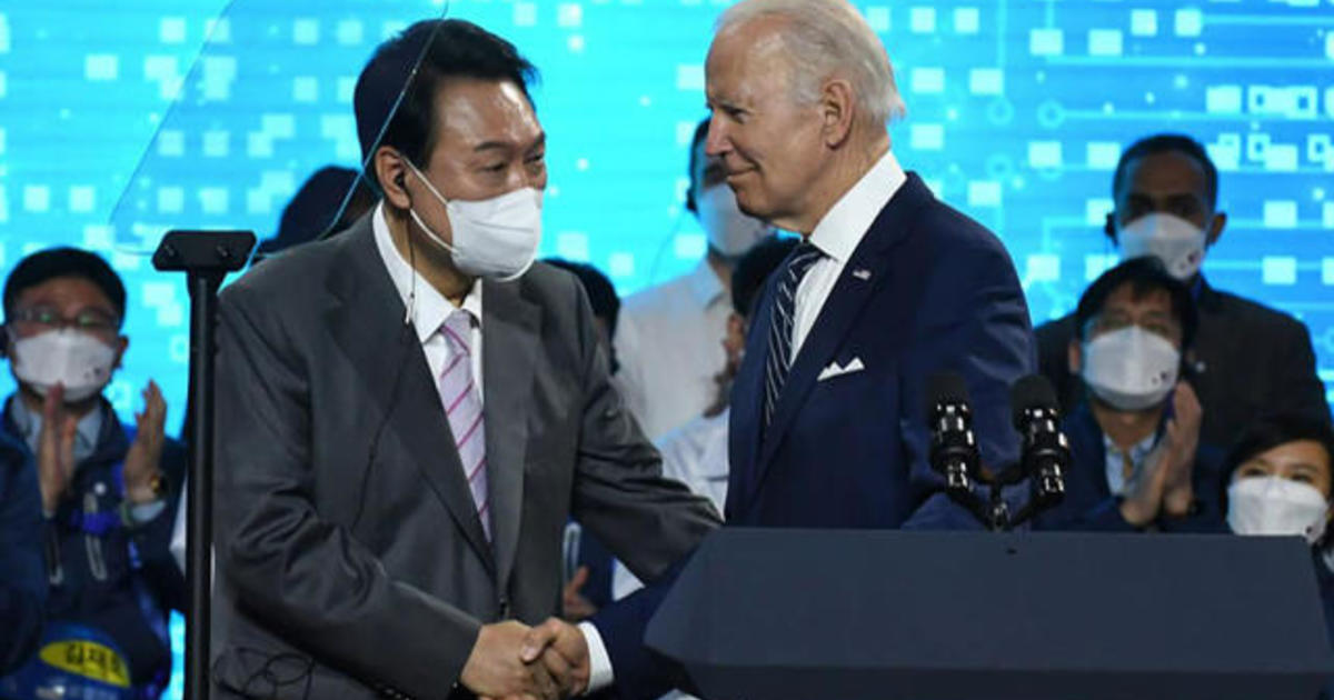 President Biden visits South Korea during five-day Asia trip