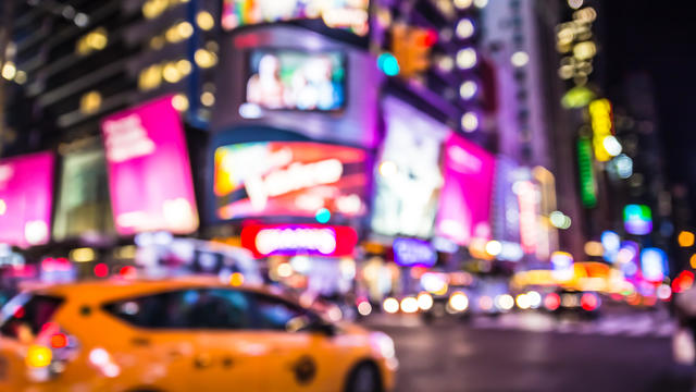 Times Square NYC Blur 