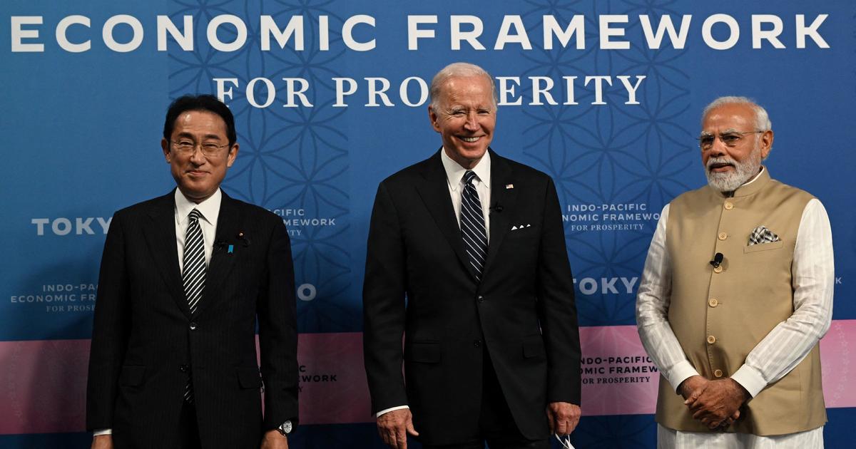 Biden launches Indo-Pacific trade deal, warns inflation is "going to be a haul"