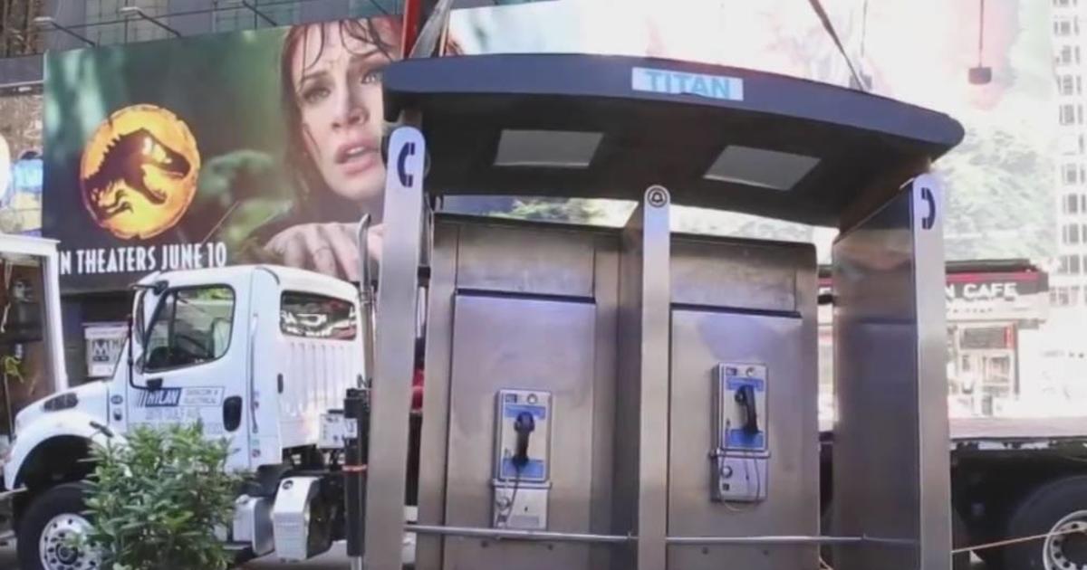 End of an era: One of New York City’s last public payphones removed
