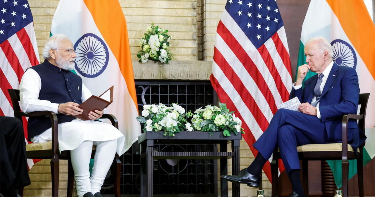 Biden appears to nudge India’s Modi  — in person  — on his Ukraine stand