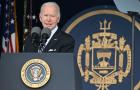 President Biden addresses the U.S. Naval Academy graduation 
