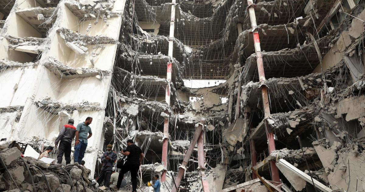 Iran official faces angry protests as building collapse death toll climbs – World news